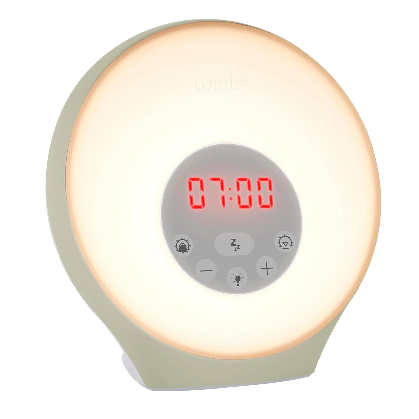 Sunrise Alarm - Sunrise Wake-Up Alarm, Sunset Sleep Feature, Sounds and Mood Lighting, White