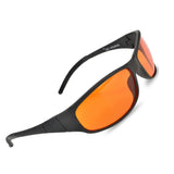 Blue Blocking Amber Glasses for Sleep 99.9 Percent Effective - Nighttime Eye Wear - Special Orange Tinted Glasses Help You Sleep and Relax Your Eyes