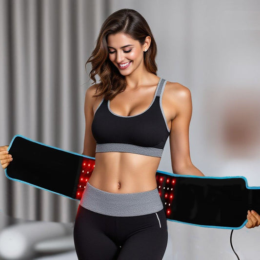 Red Light Therapy Belt for Pain Relief and Body Slimming with Infrared Heating