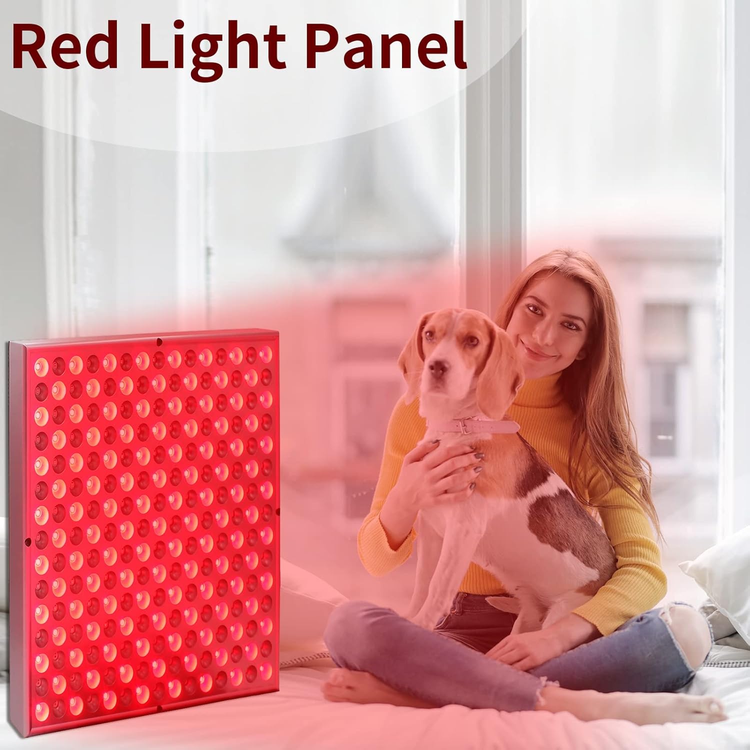 Red & Infrared Light Panel for Full Body Therapy | 660nm Red and 850nm Near-Infrared Combo