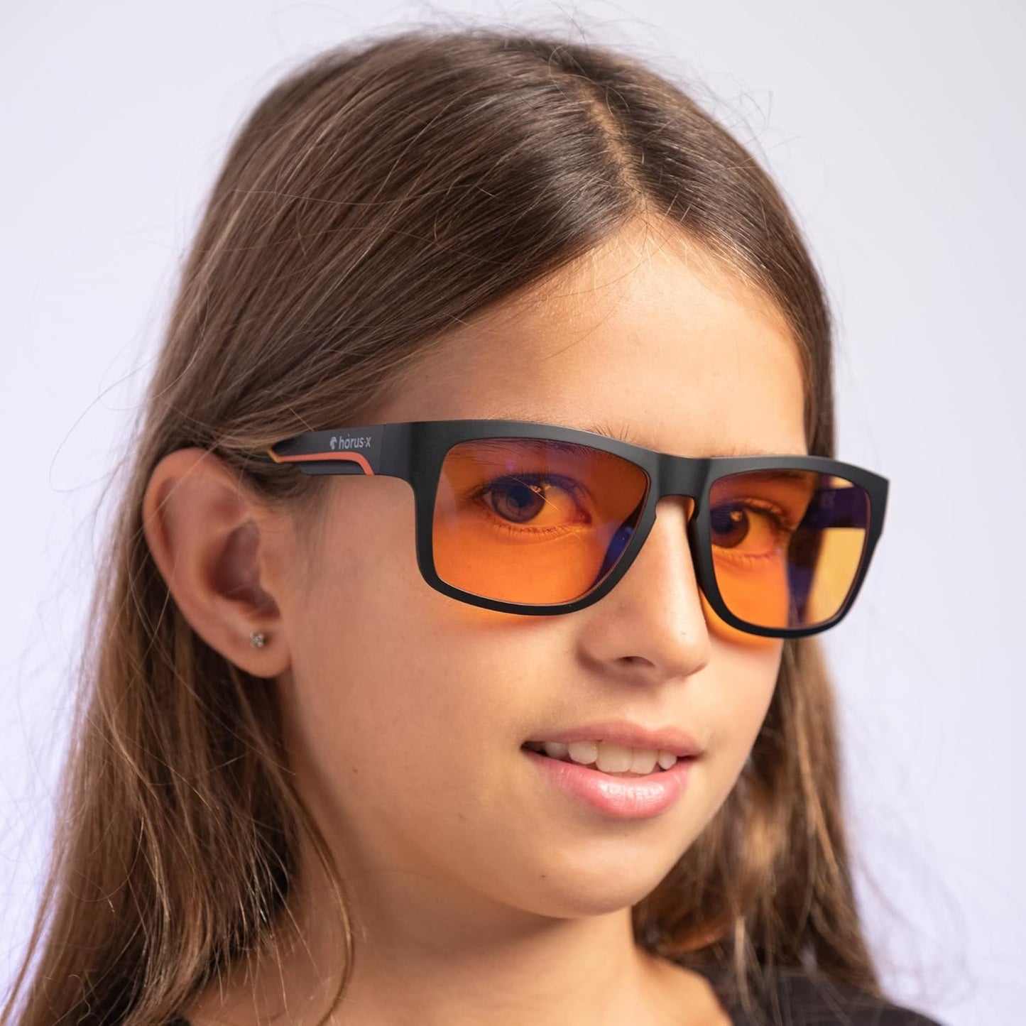 • Kids Blue Light Blocking Glasses - Clear Gaming Glasses for Kids Teens - Professional Filter for Computer Screens (Games, TV, Smartphones) | Hope Amber