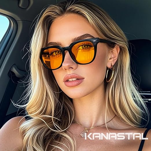 KANASTAL Blue Light Blocking Glasses for Gaming and Screen Use