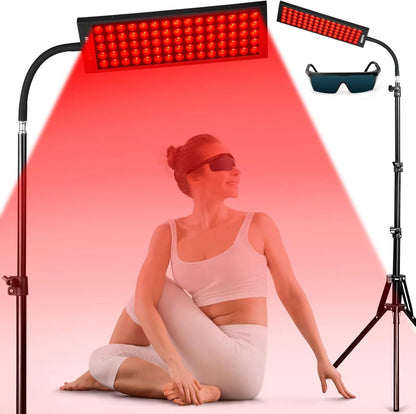 Red Light Therapy and Infrared Lamp with Adjustable Stand – 660nm & 850nm for Full-Body Treatment