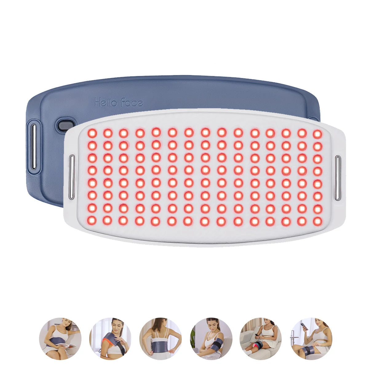 Hello Face L120 LED Red Light Therapy Belt with 630nm & 850nm Wavelengths